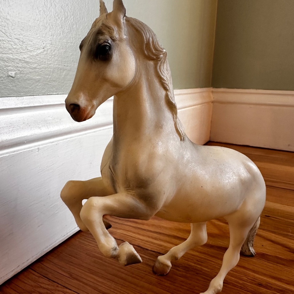 Vintage Breyer Rearing Lipizzan Stallion Alabaster #620 7.5" - Picture 7 of 14